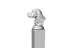 Load image into Gallery viewer, Custom order English cocker spaniel finial of Pine wood
