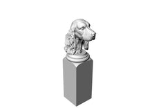 Load image into Gallery viewer, Custom order English cocker spaniel finial of Pine wood
