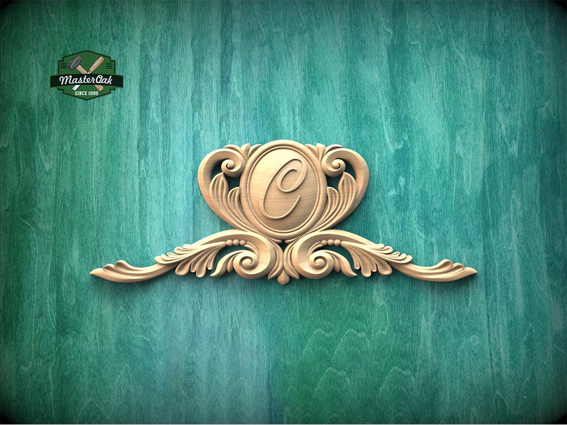 Personalized Scrollbloom Accent – Curled Vines