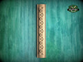 Floral Elegance Wood Pilaster, 1pc, Unpainted, Carved Wood Trim Post Pillars