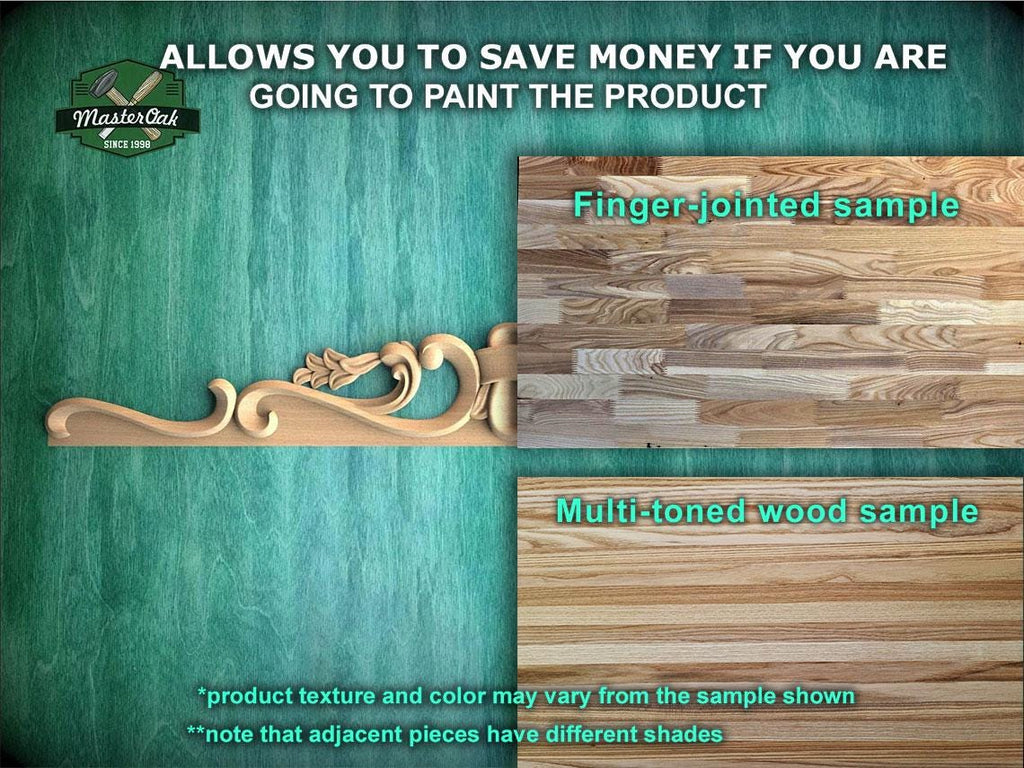 Classical Wood Door Header, Ribbon and Scroll Wood Applique for Above Door Decor, Decorative Pediment over Door