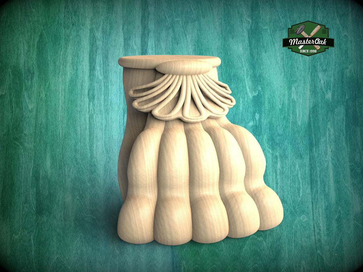 Ancient Roman Style Carved Animal Paw Furniture Leg, 1 pc, classic style feets, Roman legs, wooden feets, Wooden Leg for Cabinets and Sofas