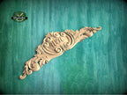 Most popular personalized carved decoration of wood, wooden onlay, 1pc