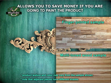 Load image into Gallery viewer, Baroque Crest with Cartouche – Ornate Carved Wood Applique for Furniture
