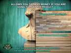 George Washington Bust, Hand-Finished Wood Sculpture | 1st President Decor