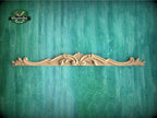 Acanthus Leaf Scroll Applique with Stepped Profile for Furniture Tops