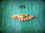 Personalized Radiant Sunburst: Wooden Rosette Onlay, Rosette Applique, Unpainted, 1pc, Home Wall Embellishments, Furniture Carving