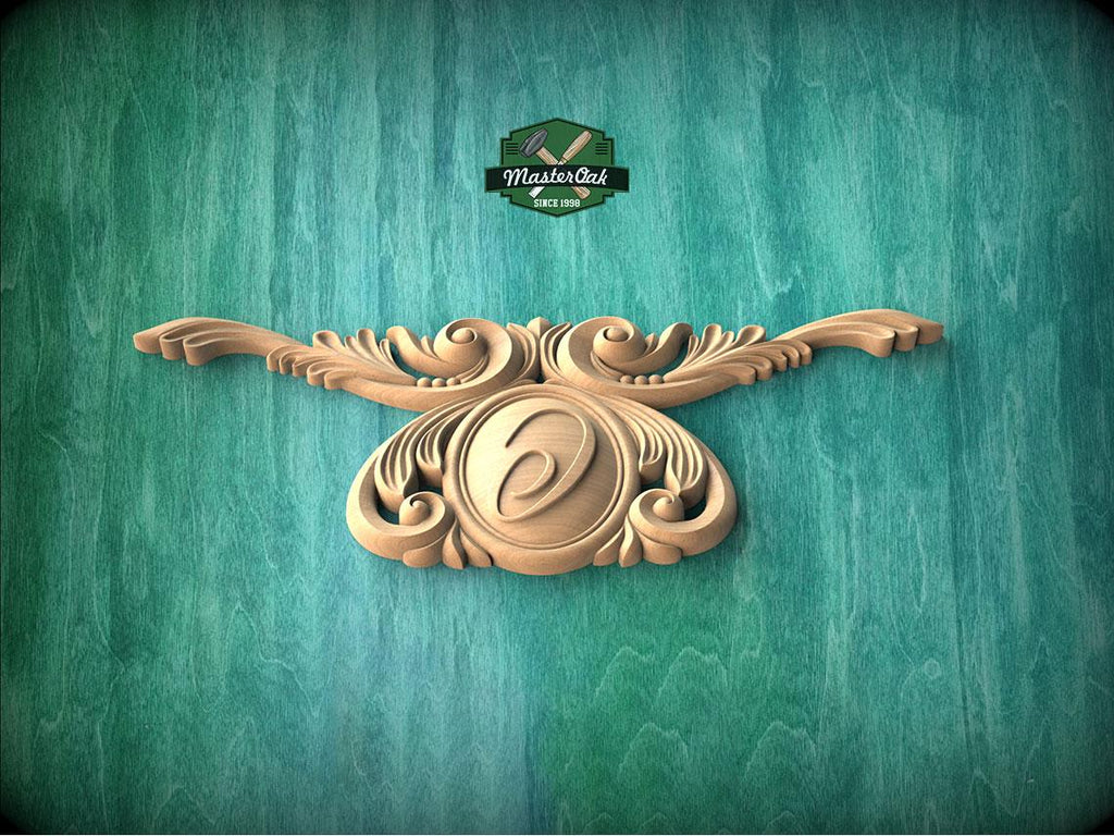 Personalized Scrollbloom Accent – Curled Vines