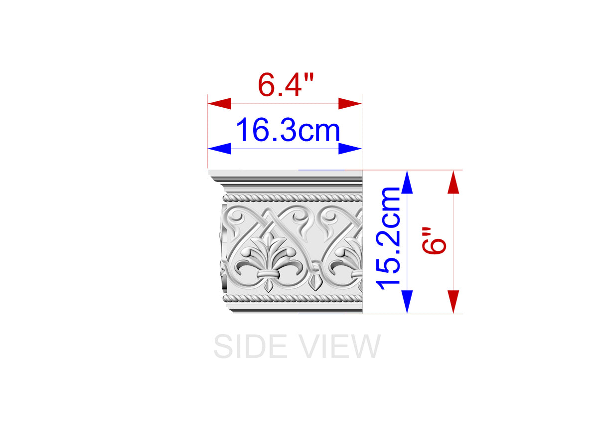 83 inches Wooden Window Pelmet