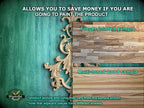 a picture of a wood panel with the words,'allows you to save money