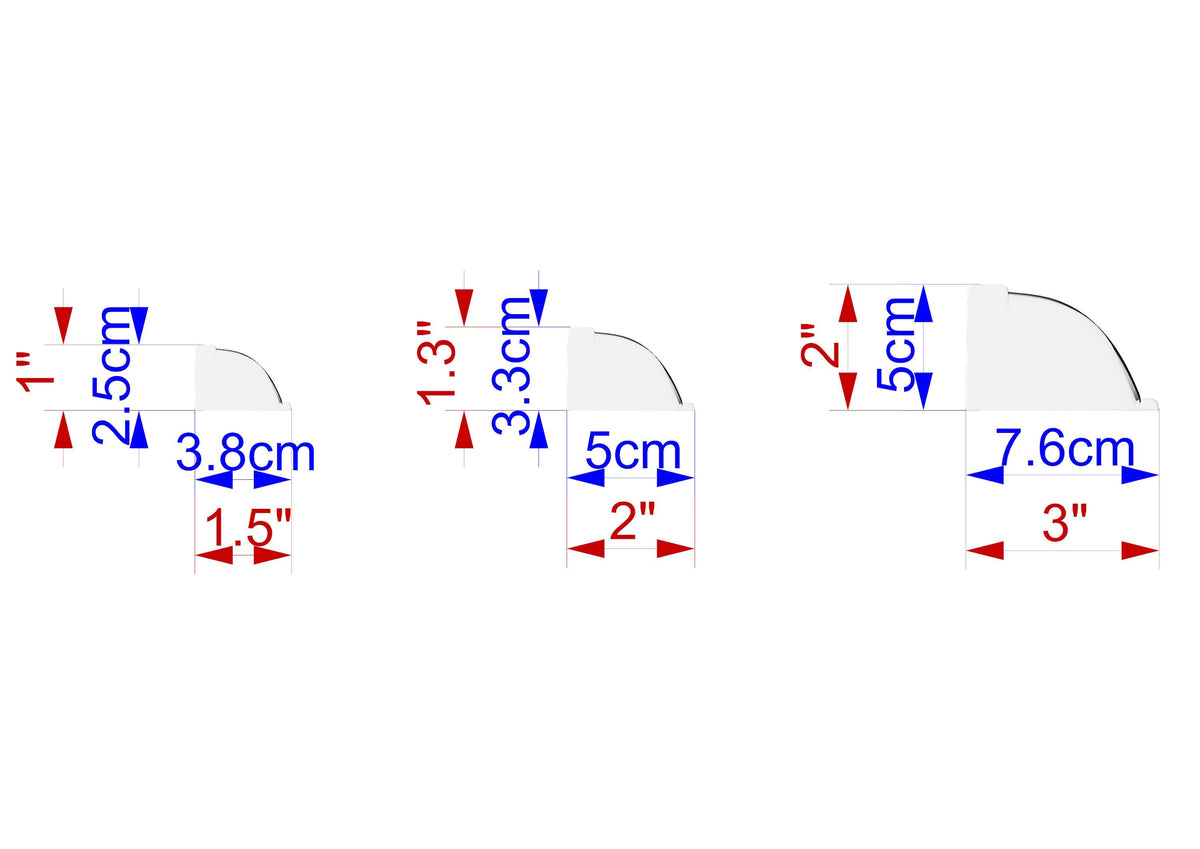 three different diagrams or illustrations, each with its own set of measurements and dimensions. The diagrams are labeled with various units such as centimeters and inches, and they appear to be part of a larger collection or series of images. The image does not contain any redundancy or vague descriptions, and it does not include any phrases like 'The image depicts', 'The image displays', 'The image shows', 'In the image', 'The image captures', 'The image features', or similar phrases.