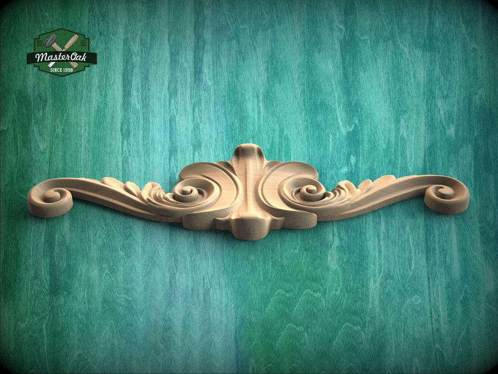 a close up of a wooden door handle