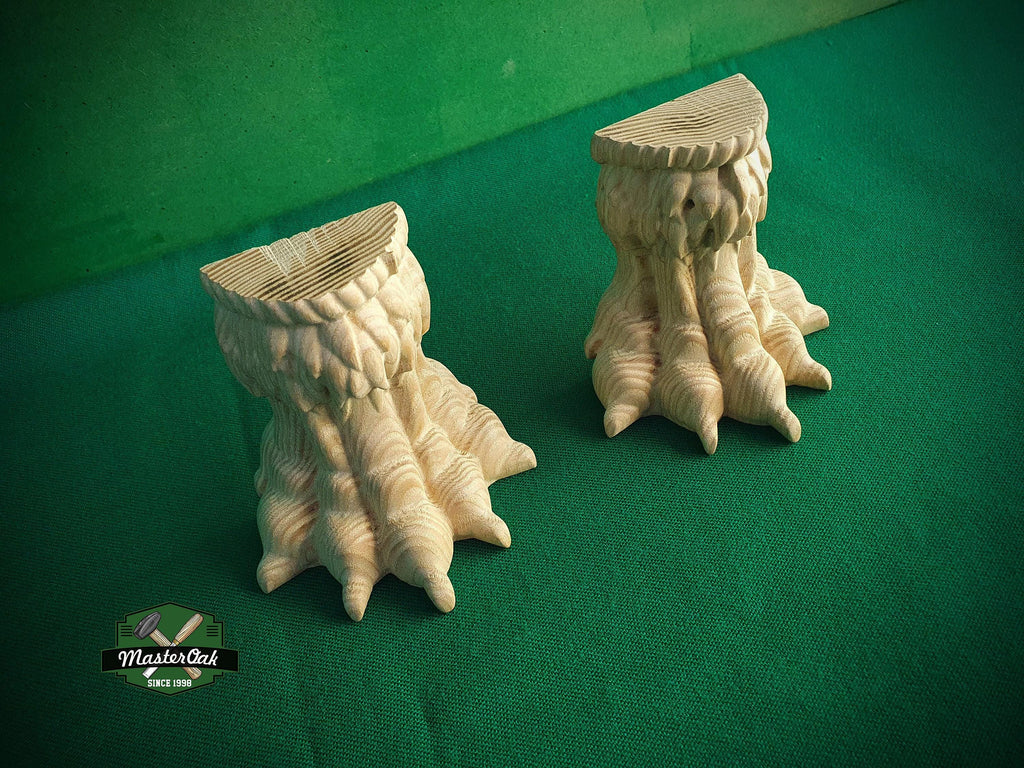 Lion Claws Feet, Set 2 of pc, classic style feet