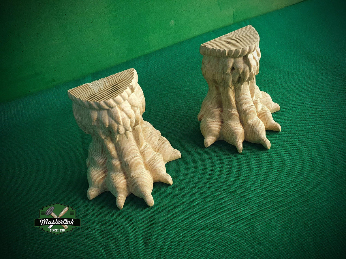 Lion Claws Feet, Set 2 of pc, classic style feet