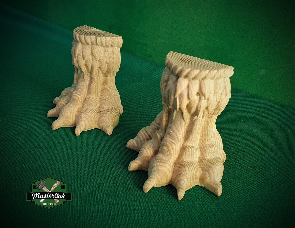 Lion Claws Feet, Set 2 of pc, classic style feet
