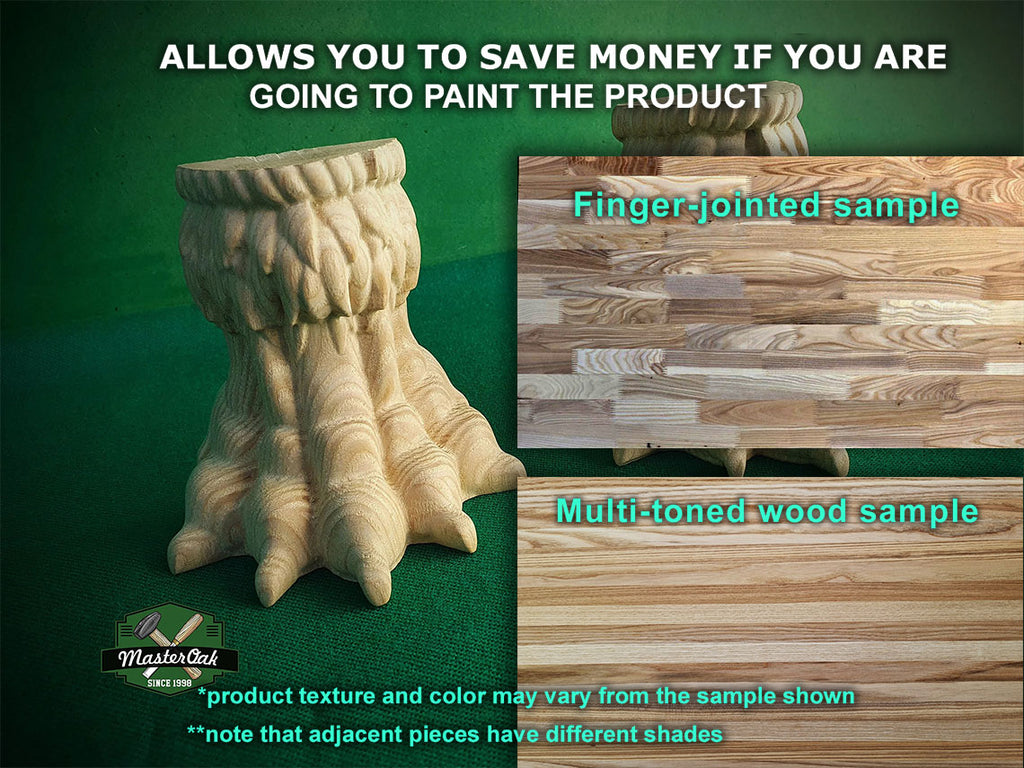 Lion Claws Feets, Set 2 of pc, classic style feets, baroque legs, wooden feets, queen anne style