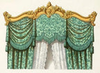 Le Roi Soleil Cornice - French Baroque Classicism Elegance, 1 pc, Unpainted, Baroque Pelmet, Classic carved curtain rod of wood