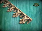 Carved Gothic Wood Trim – Decorative Molding Border for Furniture or Wall Panels