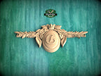 Personalized Verdant Honor – Leaf Monogram Panel