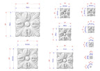 Acanthus Rosette – Classic Decorative Wood Carving for Furniture and Wall Panels