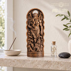 Cthulhu Wooden Statue, Lovecraftian Cosmic Horror Sculpture, Eldritch Altar Decor, Gothic Oak Figurine, Horror Lover Gift
