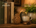 Wooden Forest Spirit Figurine, Whisperleaf Guardian, Woodland Shelf and Desk Decor