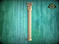 Classical Corinthian Column in Wood for Architectural Elegance, wood capital with acanthus leaves, Carved Wooden Capital, 1 piece, unpainted