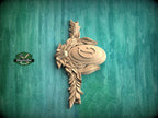 Personalized Verdant Honor – Leaf Monogram Panel
