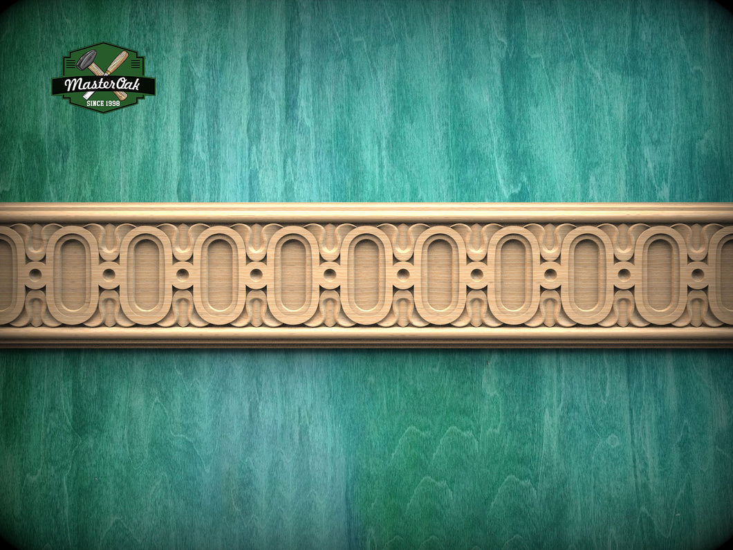 Custom order. Art Nouveau Inspired Carved Wood Molding 40