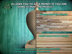 Large Decorative Architectural Hardwood Finial, Carved Post Finials with square base, Staircase Newel Post Cap, Bed finials