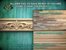 Load image into Gallery viewer, Classic Leaf Swirl Molding - Historical Acanthus Trim, 40&quot;, 1 pc, Unpainted, Unique Architectural Detail, Carved Baguette
