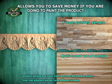 Load image into Gallery viewer, Baroque Style Cascade Molding - Ornate Architectural Element,  40" Decorative wooden moulding , 1 pc, Unpainted, Wood Baguette
