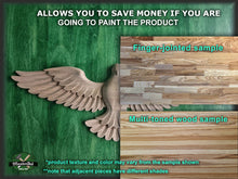 Load image into Gallery viewer, Flying Dove Wooden Wall Decor, Unfinished Carved Bird, Wedding Dove, Symbol of Peace and Innocence,Pigeon,Holy Spirit Dove Church
