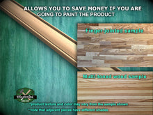 Load image into Gallery viewer, Unique Rounded Carved Molding - Versatile Architectural Trim, 40&quot; wooden moulding for cornices , 1 pc, Unpainted, Baguette
