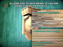 Load image into Gallery viewer, Bulldog Corbel made of wood, Unpainted, Bulldog bust Decorative Carved Wooden Corbel, Home Wall Embellishments
