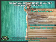 Load image into Gallery viewer, Caryatid baluster of wood, woman baluster, stair balusters, Custom size wood balusters for stairs
