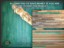 Load image into Gallery viewer, Caryatid Carved Corbel, Unpainted, Decorative Caryatid of wood, 1pc, Home Wall Embellishments, wood onlays
