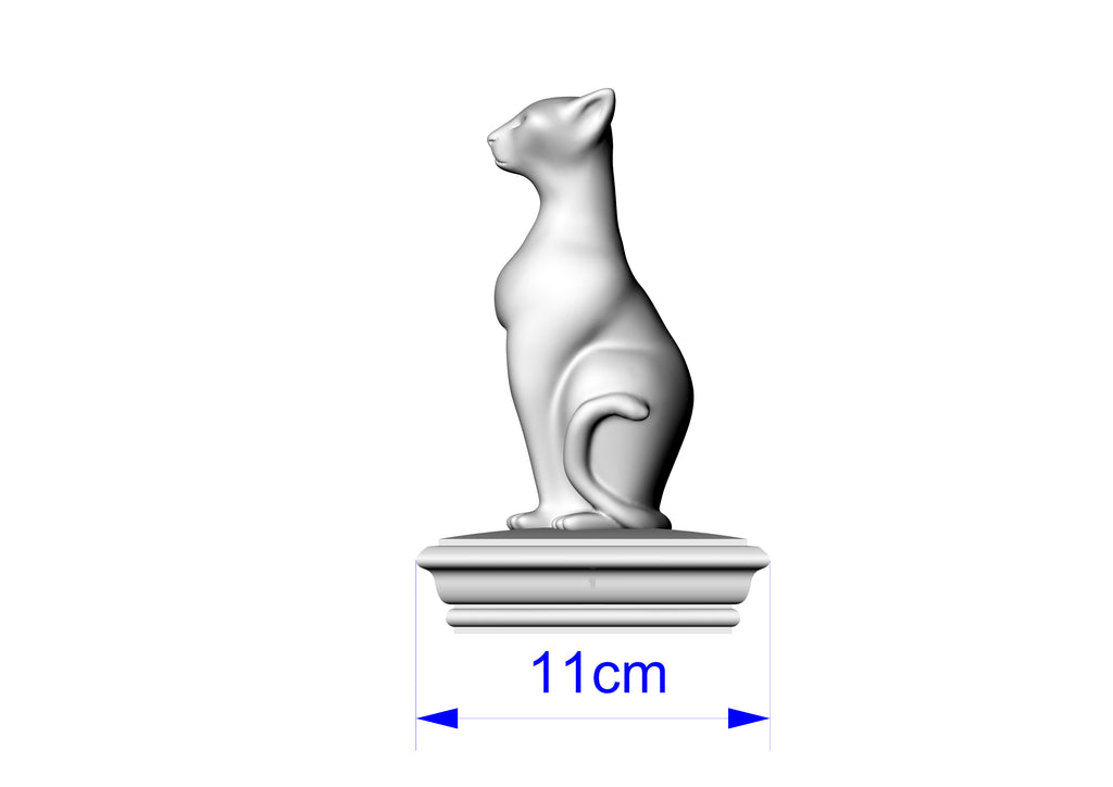 Custom order. Cat and Eagle Wooden Finial for Staircase Newel Post