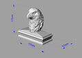 Custom order. Cat and Eagle Wooden Finial for Staircase Newel Post