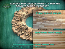 Load image into Gallery viewer, Wooden Сarved Frame with a hole for ceiling chandeliers, Detailed Acanthus Ornamentation
