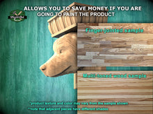 Load image into Gallery viewer, Irish Wolfhound Corbel made of wood, Unpainted, Irish Wolfhound bust Decorative Carved Wooden Corbel, Home Wall Embellishments
