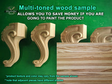 Load image into Gallery viewer, Carved Cabriole Legs, Set 4pc, for the cupboard, baroque Style, wooden legs, furniture leg
