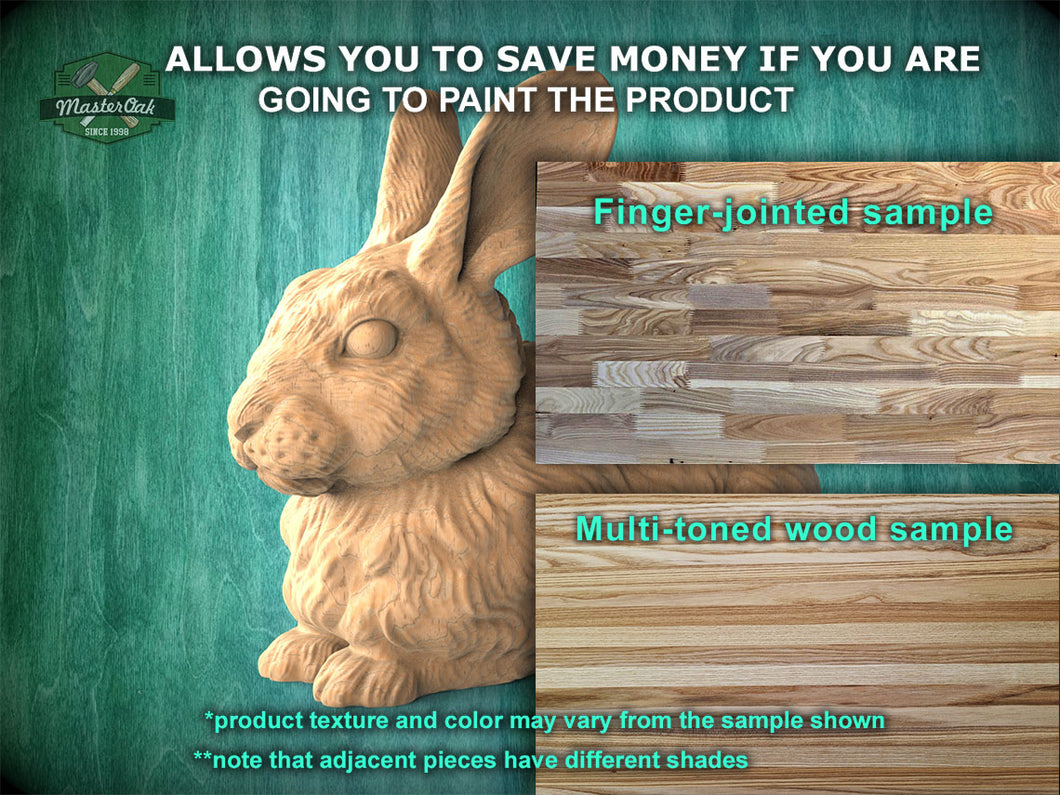 Lying Rabbit Wooden Finial for Staircase Newel Post, Rabbit finial bed post, Rabbit statue of wood, Wooden Rabbit statue cap