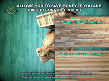 Load image into Gallery viewer, Angry Wolf Head Corbel - Intricately Carved Wooden Wolf Shelf Bracket, Majestic Wolf Wall Accent for Rustic Interiors
