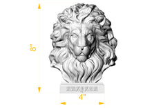 Load image into Gallery viewer, Custom order Lion finial bed post with  a personal text
