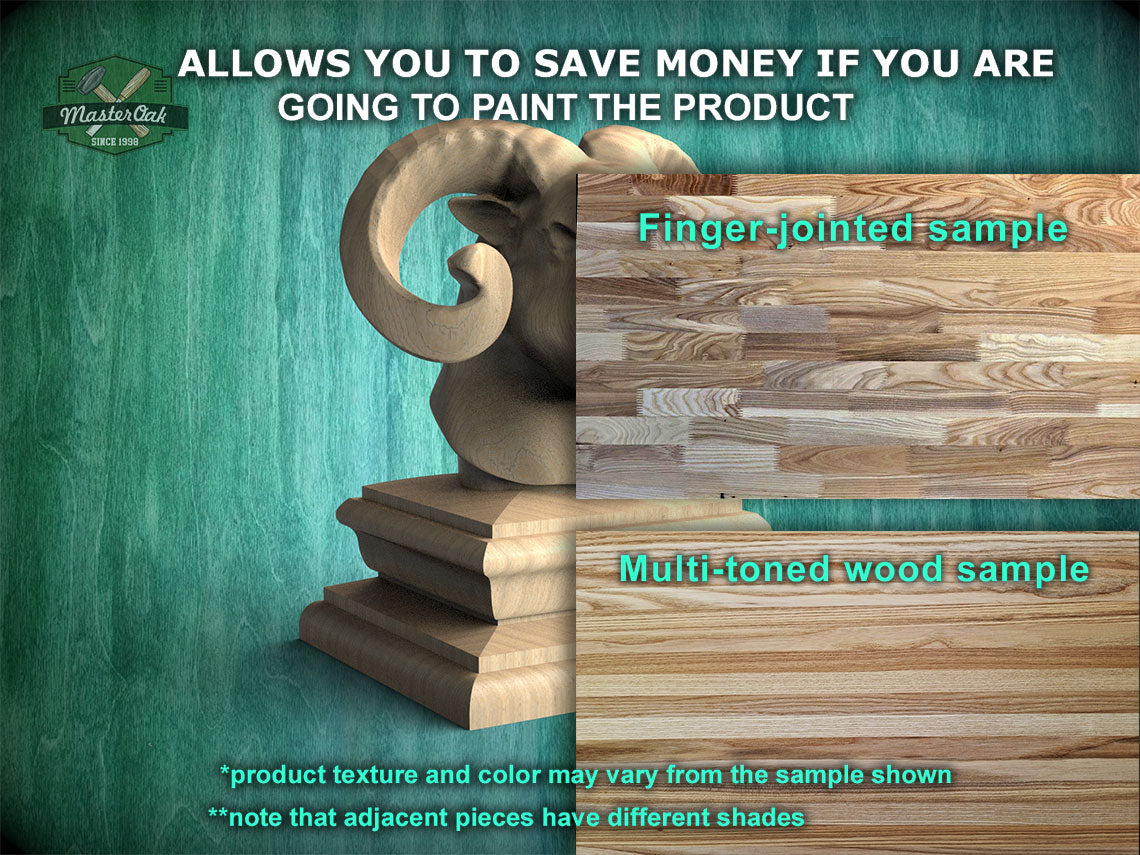 Ram Statue made of wood, Ram Wooden Finial for Staircase Newel Post, Ram finial bed post, Ram statue of wood