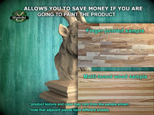 Load image into Gallery viewer, Goat Wooden Finial for Staircase Newel Post, Goat finial bed post, Goat statue of wood, Wooden Goatt statue cap
