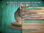 Fox Bust made of wood, Fox Wooden Finial for Staircase Newel Post, Fox finial bed post, Fox statue of wood