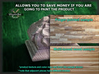 Square Post Finials , Square Staircase Newel Post Cap, Square bed cap