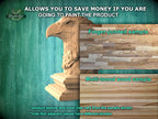 Eagle Wooden Finial for Staircase Newel Post, Eagle finial bed post, Eagle statue of wood, Wooden Eagle statue cap